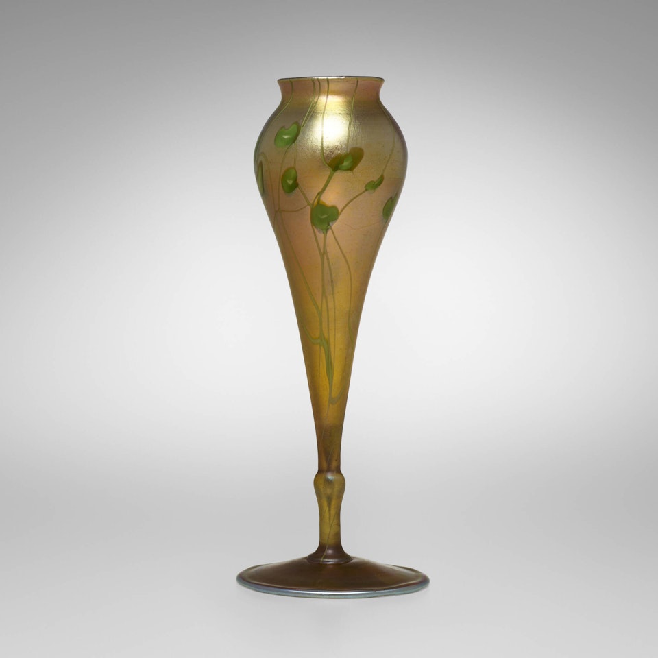 Leaf and Vine vase by Tiffany Studios