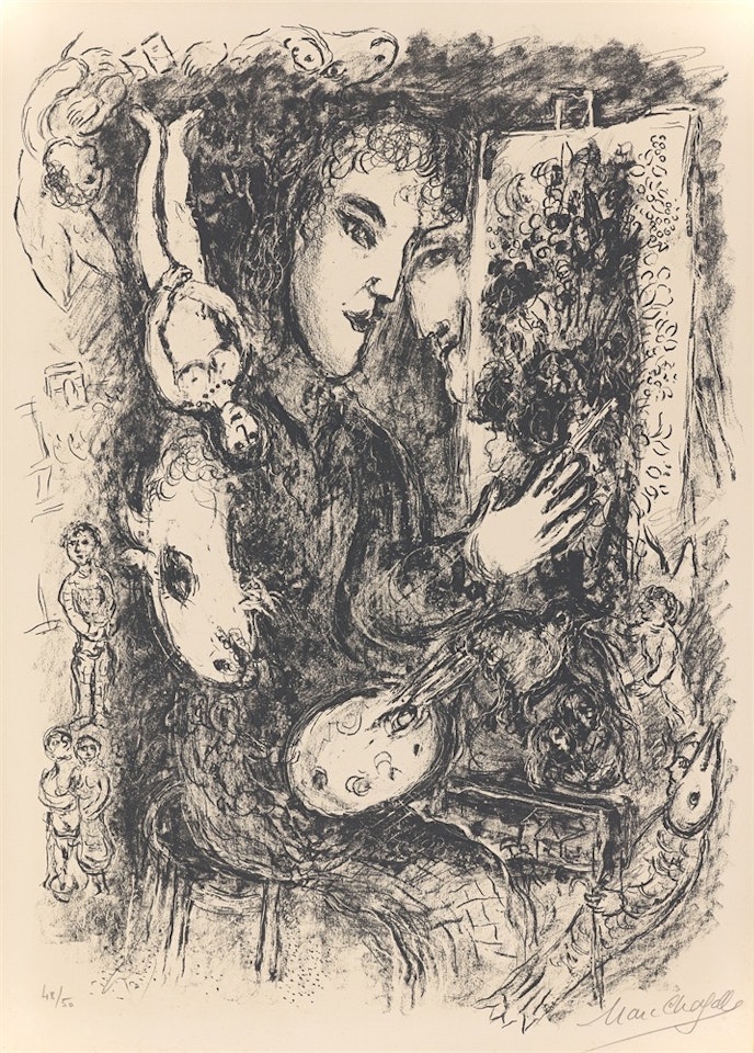 ”L'inspiration” by Marc Chagall