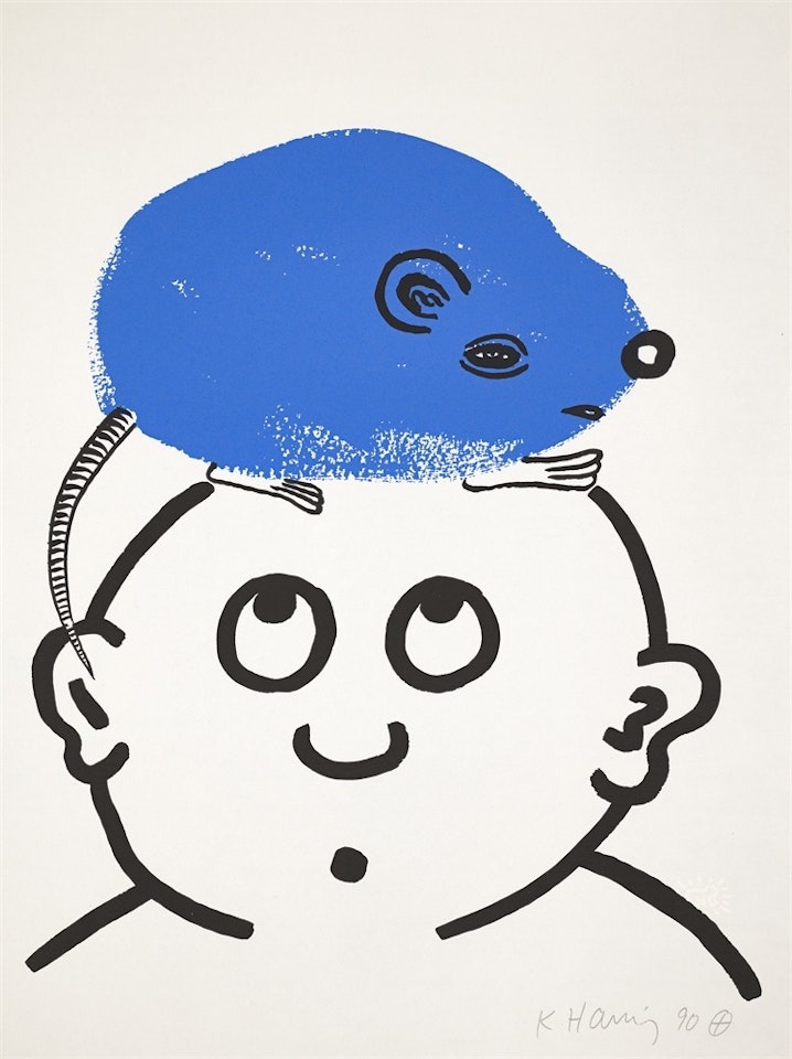 From: ”The Story of red + blue” by Keith Haring