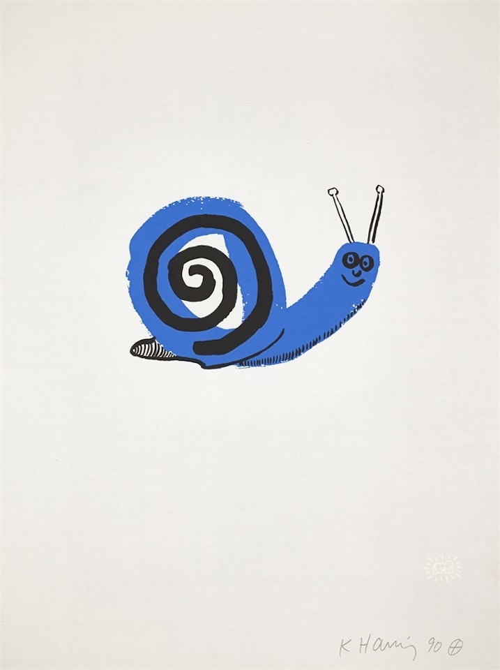 From: ”The story of red + blue” by Keith Haring