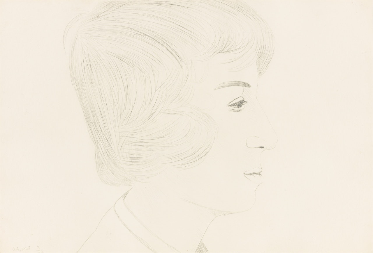 ”Profil of Vincent” by Alex Katz