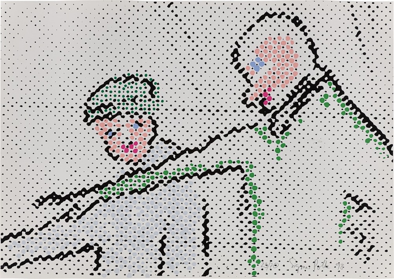 ”Ortsbestimmung” by Sigmar Polke