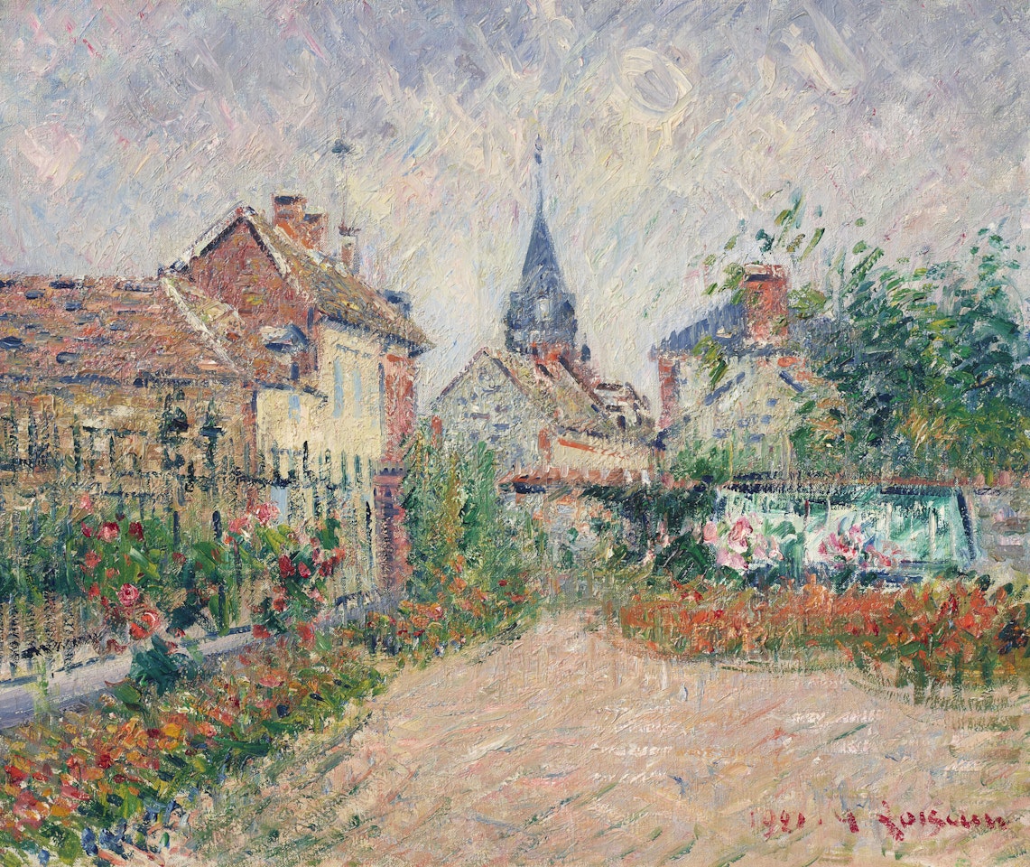 Vue de Saint-Cyr-du-Vaudreuil, Eure by Gustave Loiseau