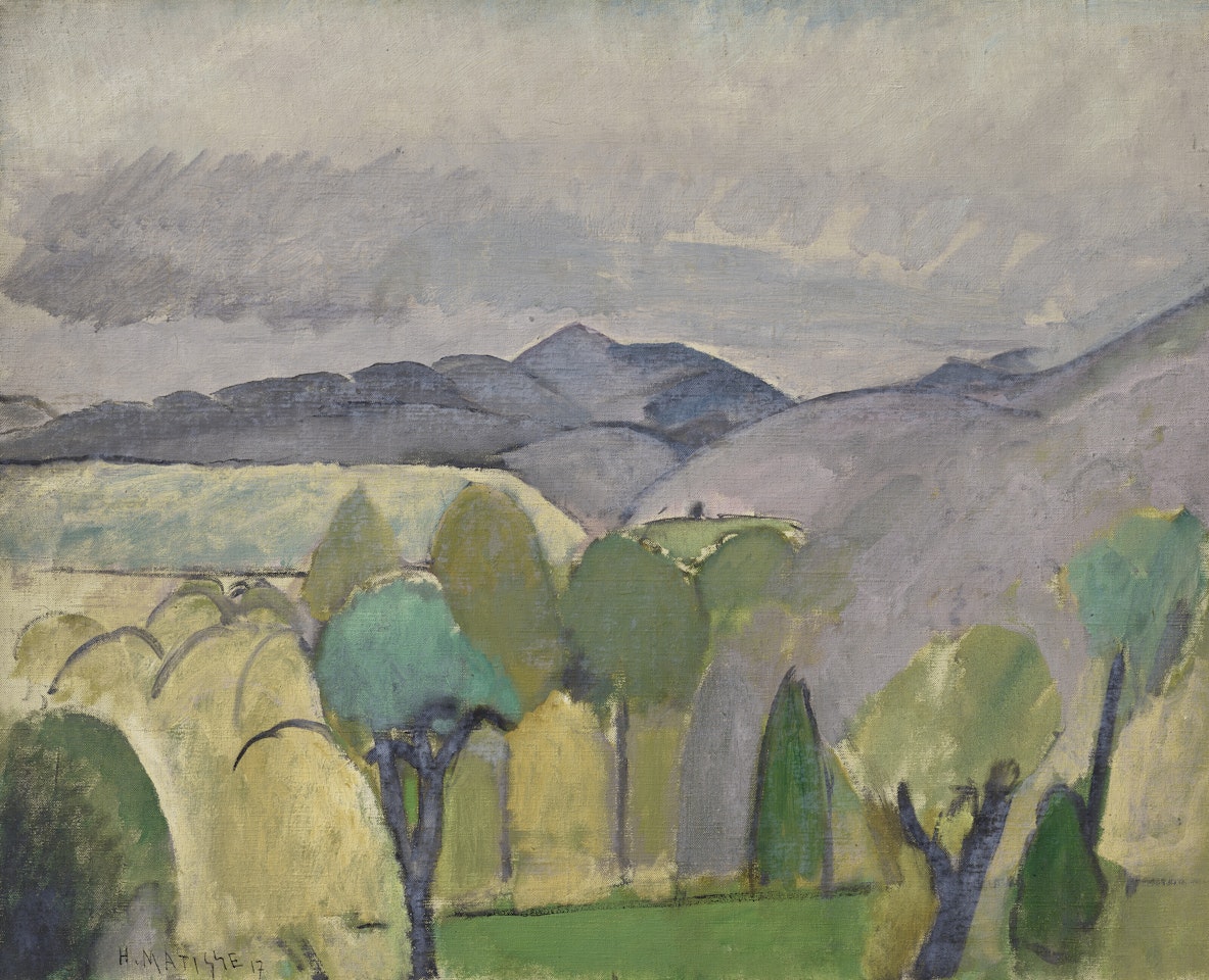 Grand paysage aux arbres by Henri Matisse