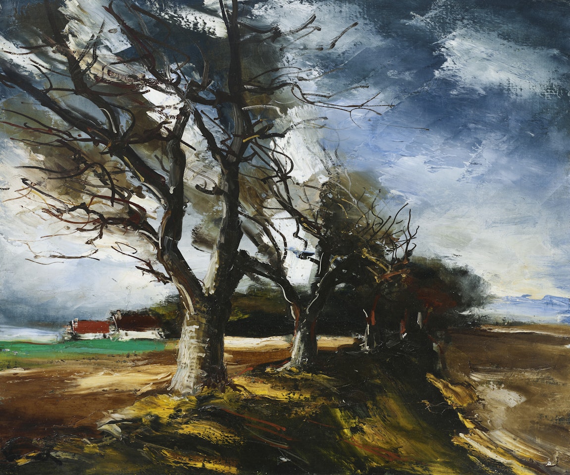 Paysage aux arbres by Maurice de Vlaminck