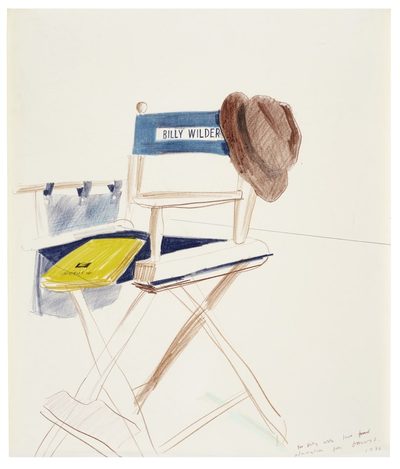 The Director's Chair by David Hockney