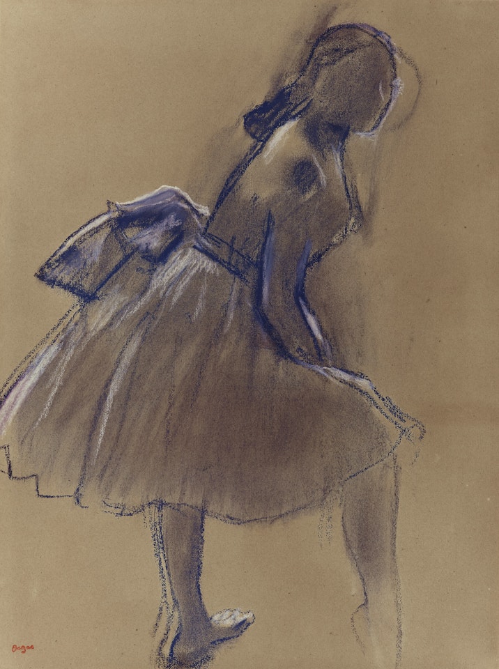 Danseuse debout, de profil by Edgar Degas