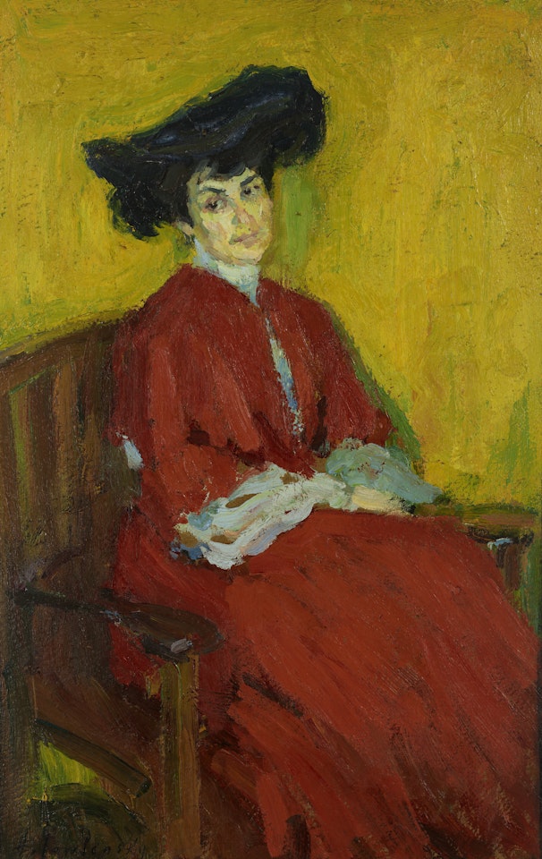 Portrait Frau Gindus by Alexej von Jawlensky
