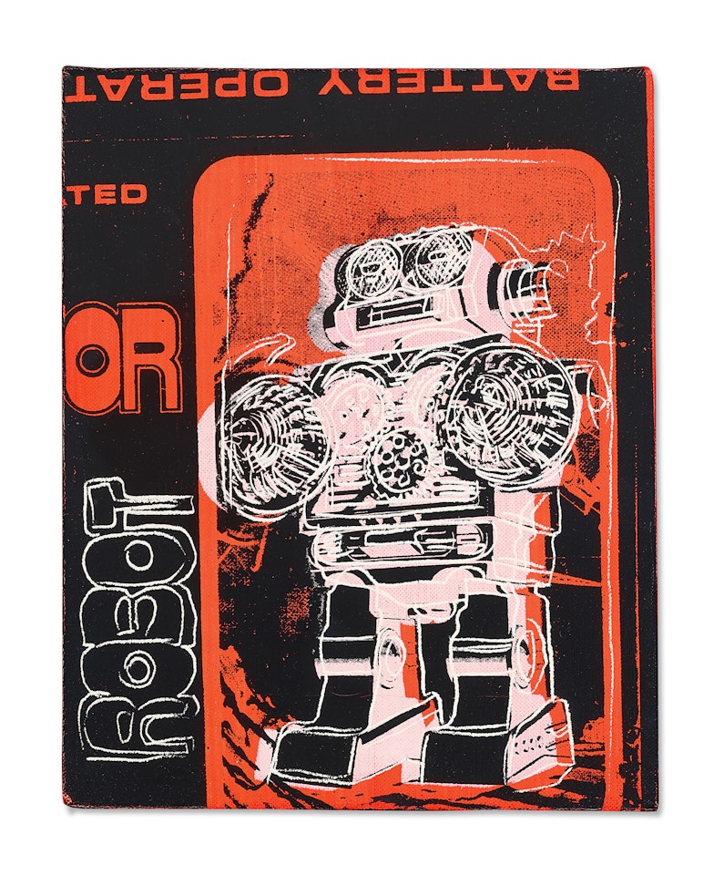 Robot (Toy Painting) by Andy Warhol