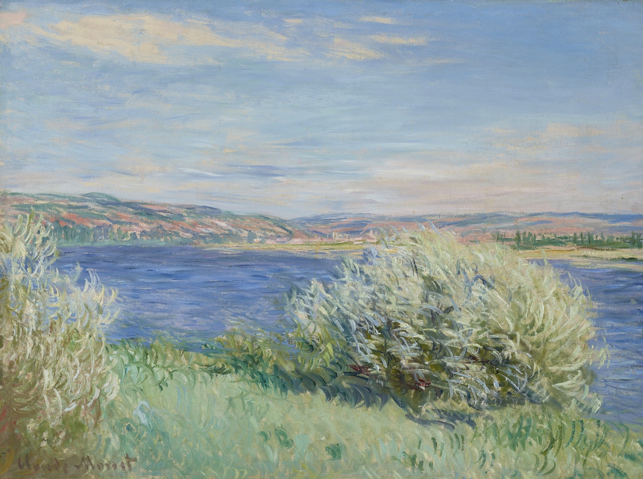 Les bords de la Seine près de Vétheuil by Claude Monet