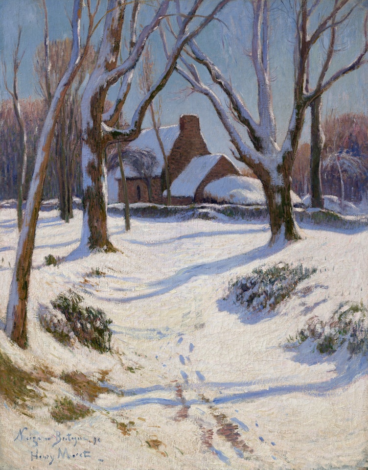 Neige en Bretagne by Henry Moret