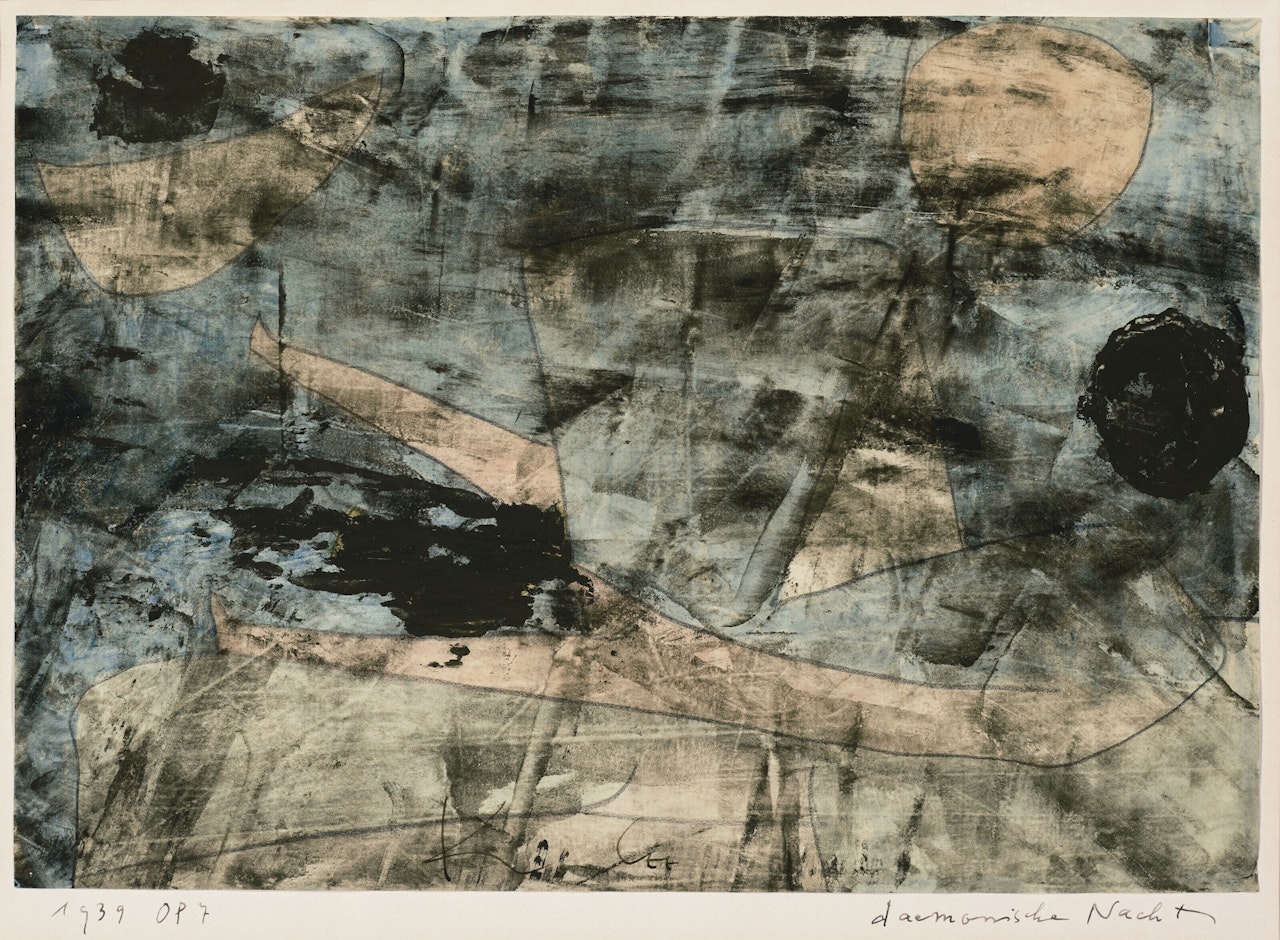 Dämonische Nacht by Paul Klee