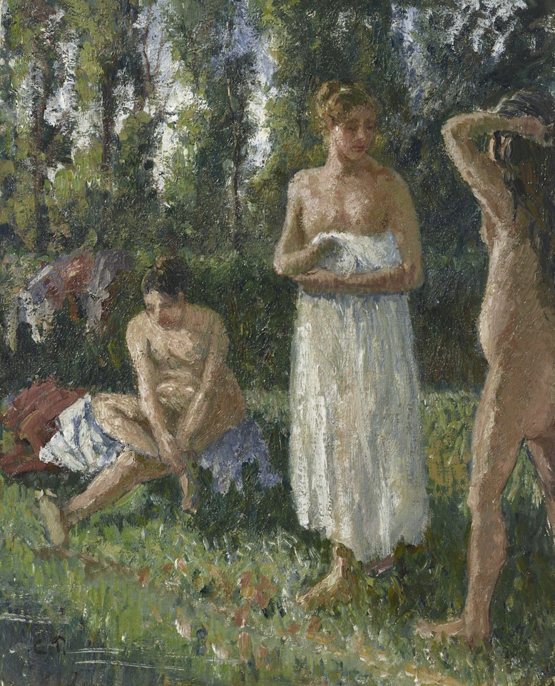 Baigneuses by Camille Pissarro
