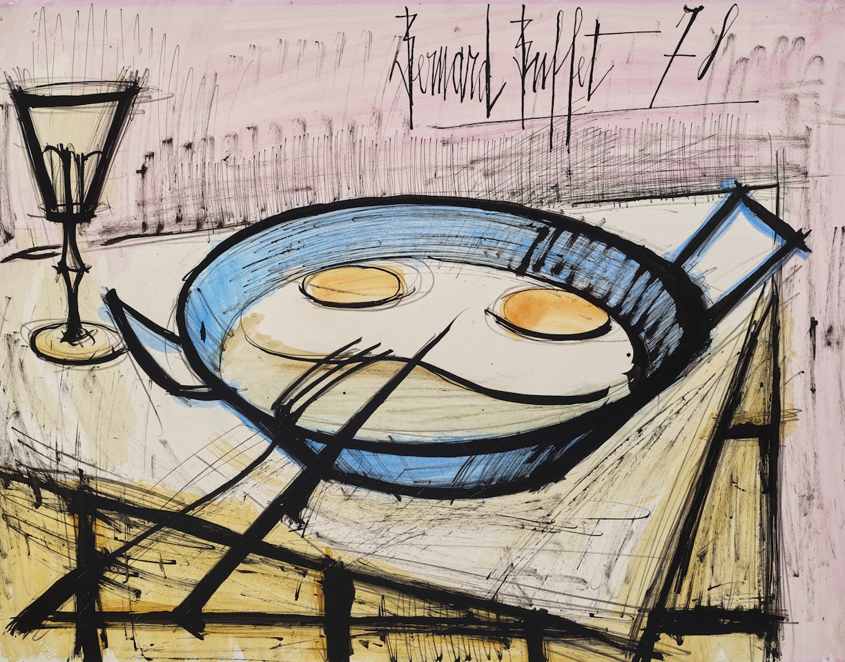 Oeufs sur le plat by Bernard Buffet