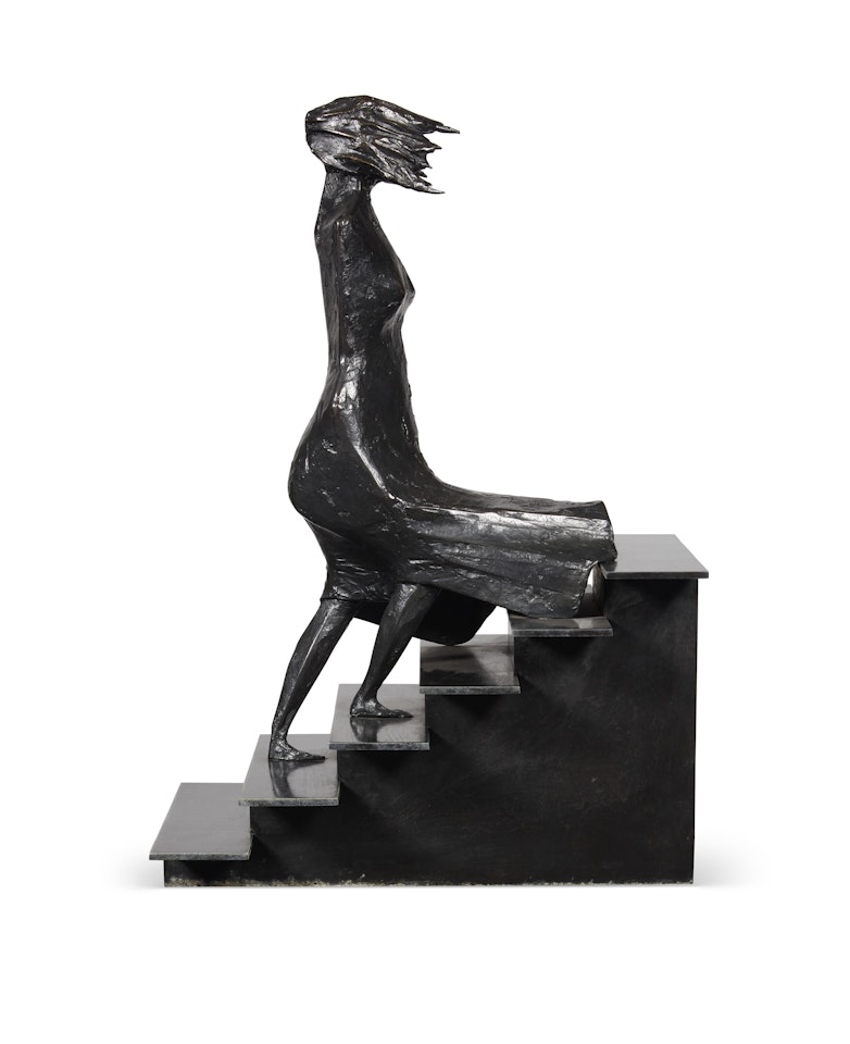High Wind on Stairs II by Lynn Chadwick