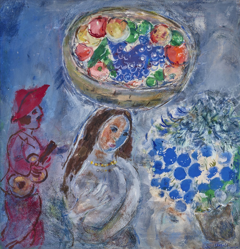 La jeune mexicaine by Marc Chagall