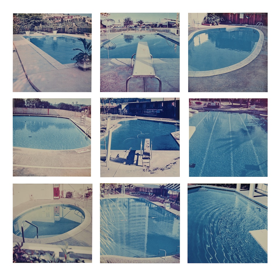 Pools #1-#9 (from the Pools Series) by Ed Ruscha