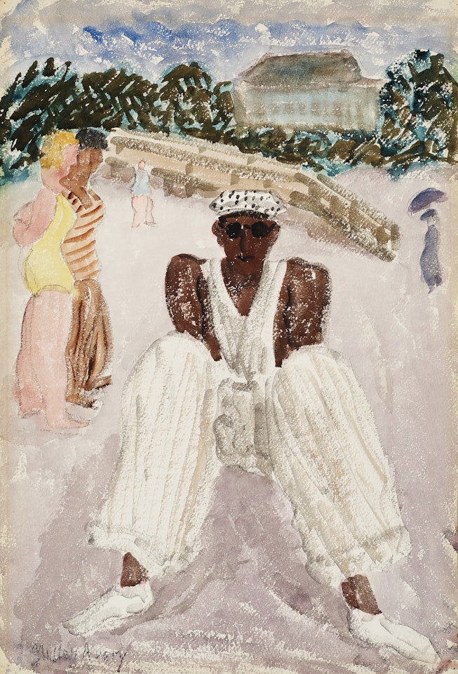 Beach at Gloucester by Milton Avery