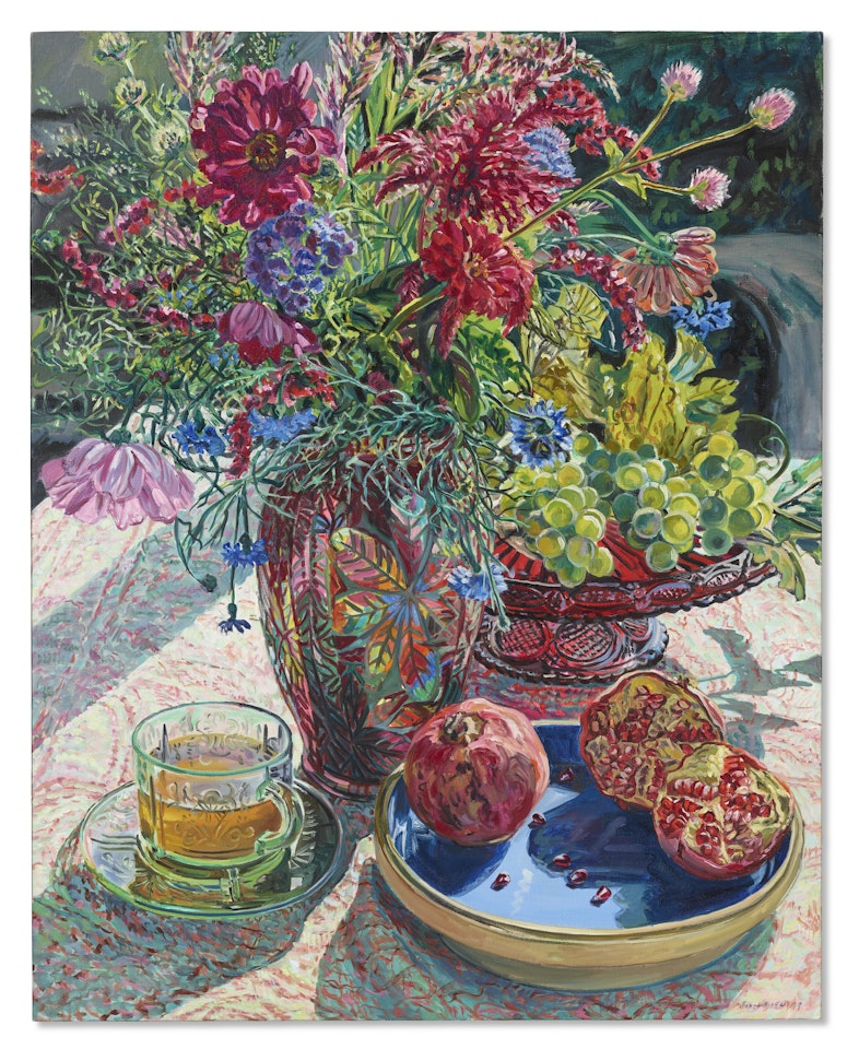 Green Tea Cup by Janet Fish