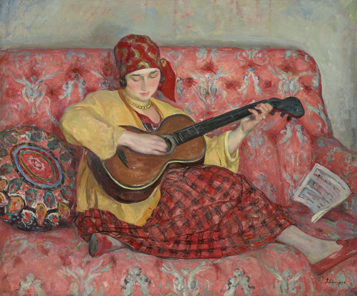 Nono à la guitare by Henri Lebasque