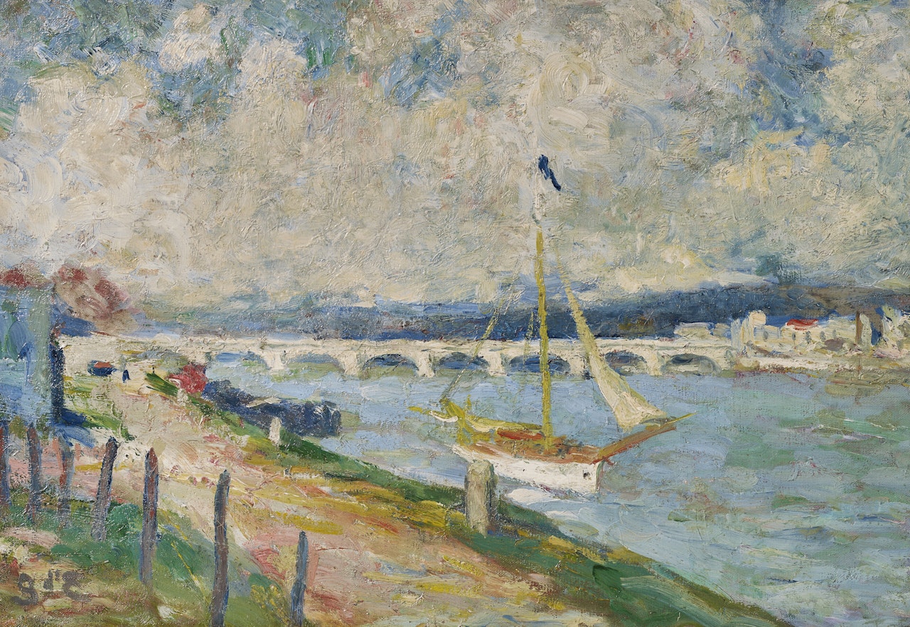 Quai de Seine by Georges d’Espagnat