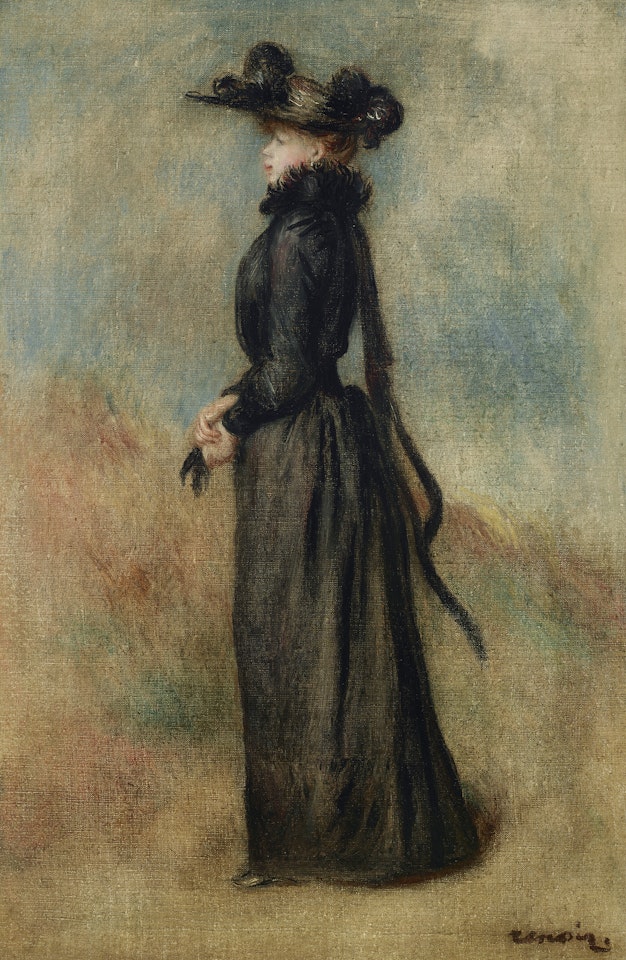 Femme en promenade by Pierre-Auguste Renoir