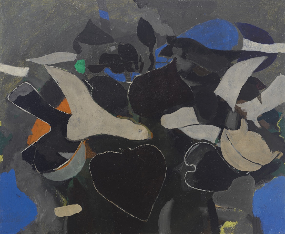 Les oiseaux dans le paulownia by Georges Braque