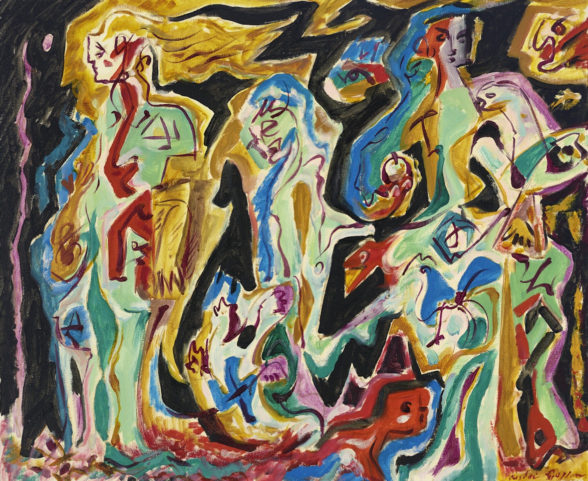 Femmes et bestiaire by André Masson