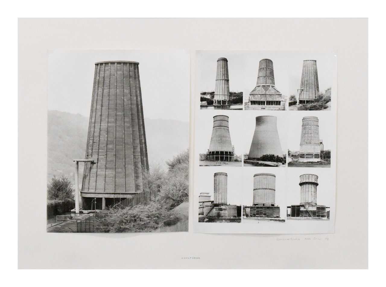 Cooling Towers [Kühlturme] by Bernd & Hilla Becher
