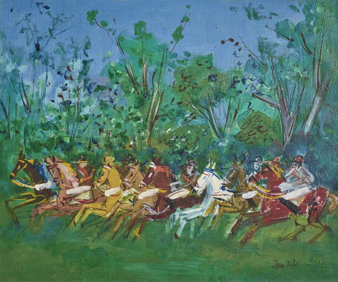 Aux Courses by Jean Dufy