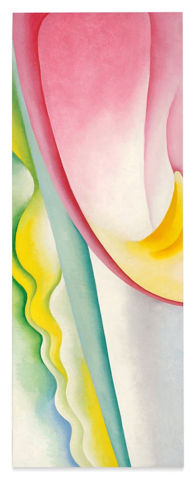 Pink Tulip (Abstraction - #77 Tulip) by Georgia O'Keeffe