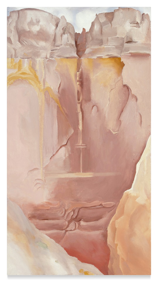 Dry Waterfall by Georgia O'Keeffe