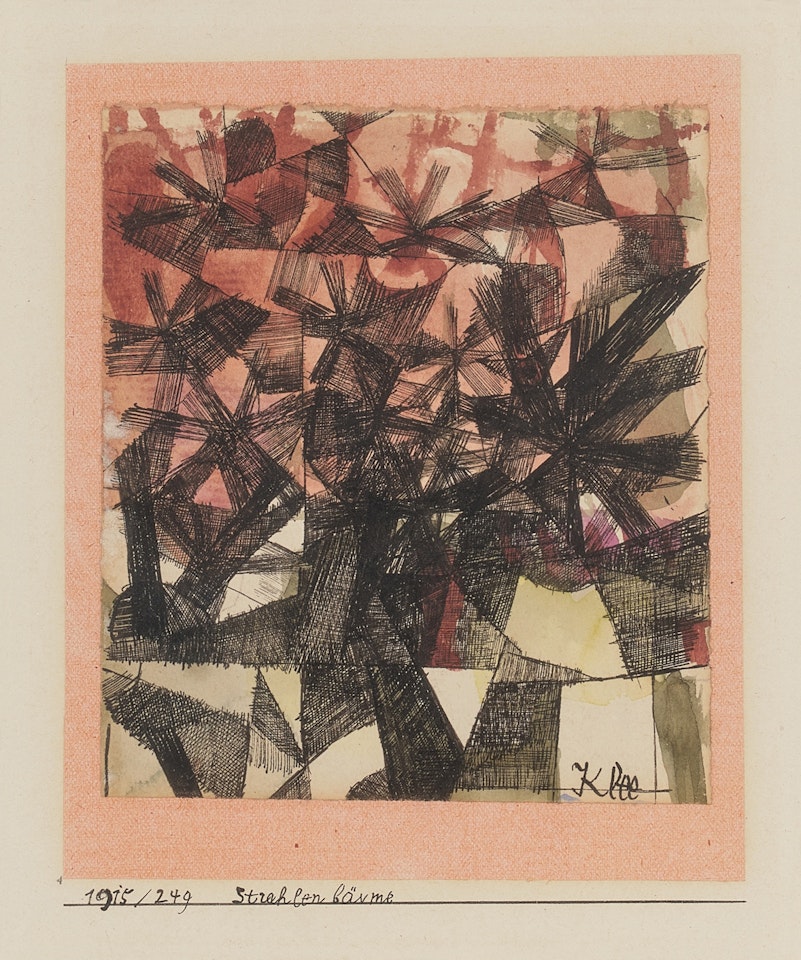 Strahlenbäume (Radiant Trees) by Paul Klee