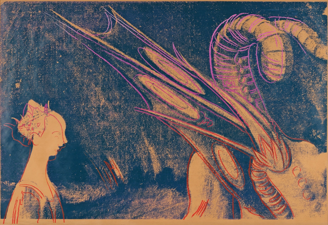 St. George and the Dragon (After Paolo Uccello) by Andy Warhol