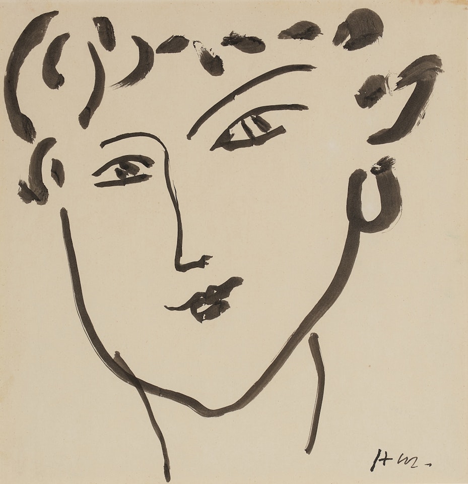 Tête de femme by Henri Matisse