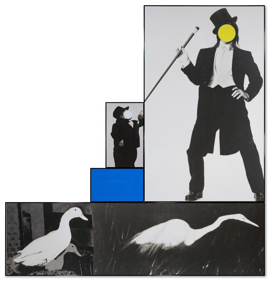 Duck/Bird/Midget/Man (in Top Hat and Cane) by John Baldessari