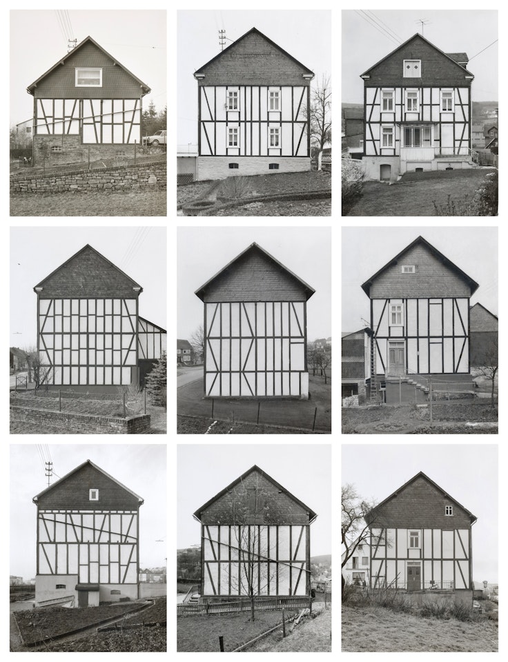Framework Houses by Bernd & Hilla Becher