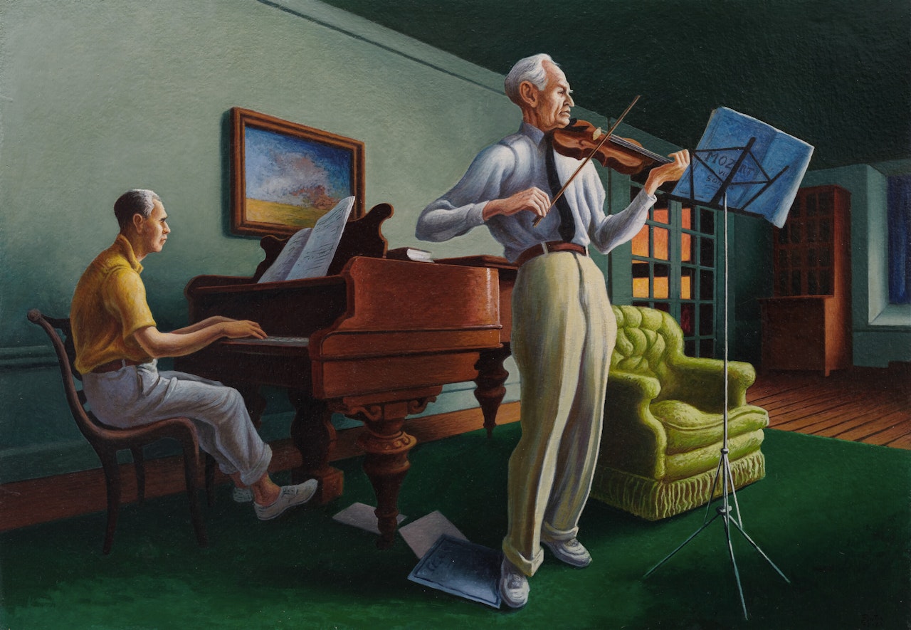 Evening Concert by Thomas Hart Benton