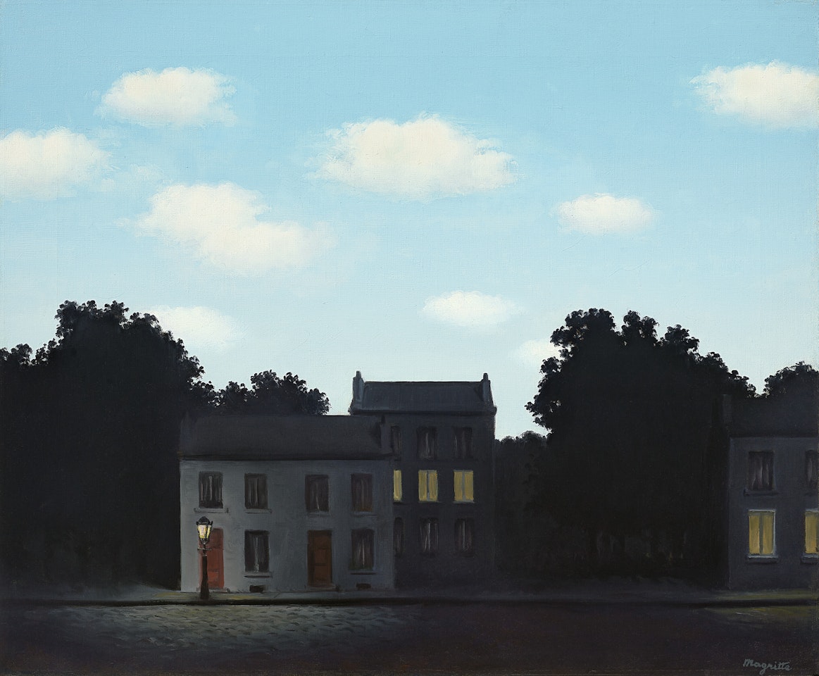 L’empire des lumières by René Magritte