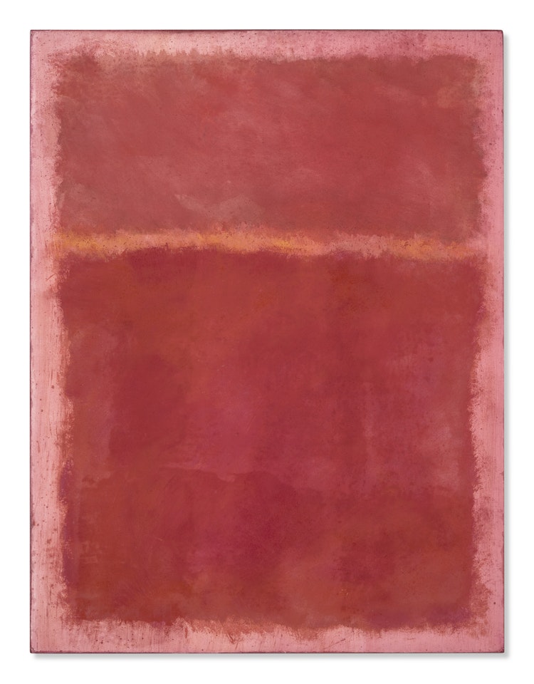 Untitled (Red, Orange on Pink) by Mark Rothko