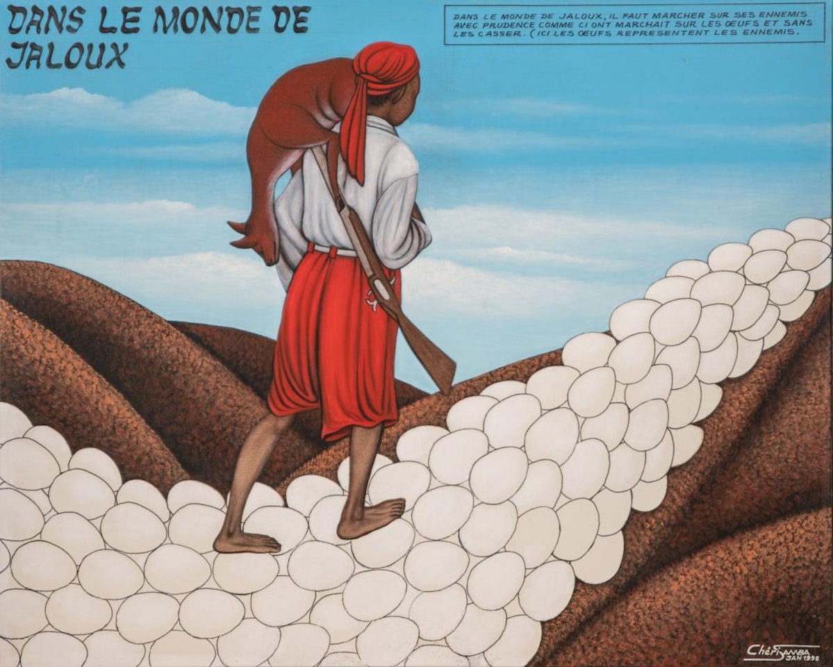 Dans le monde de jaloux, janvier by Chéri Samba