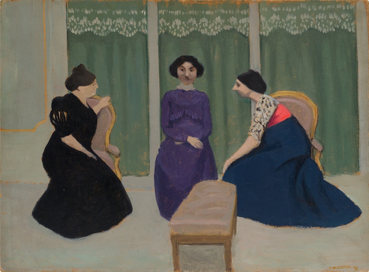 Papotage by Félix Vallotton