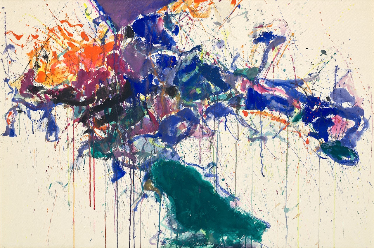 Purple, Orange & Green by Sam Francis