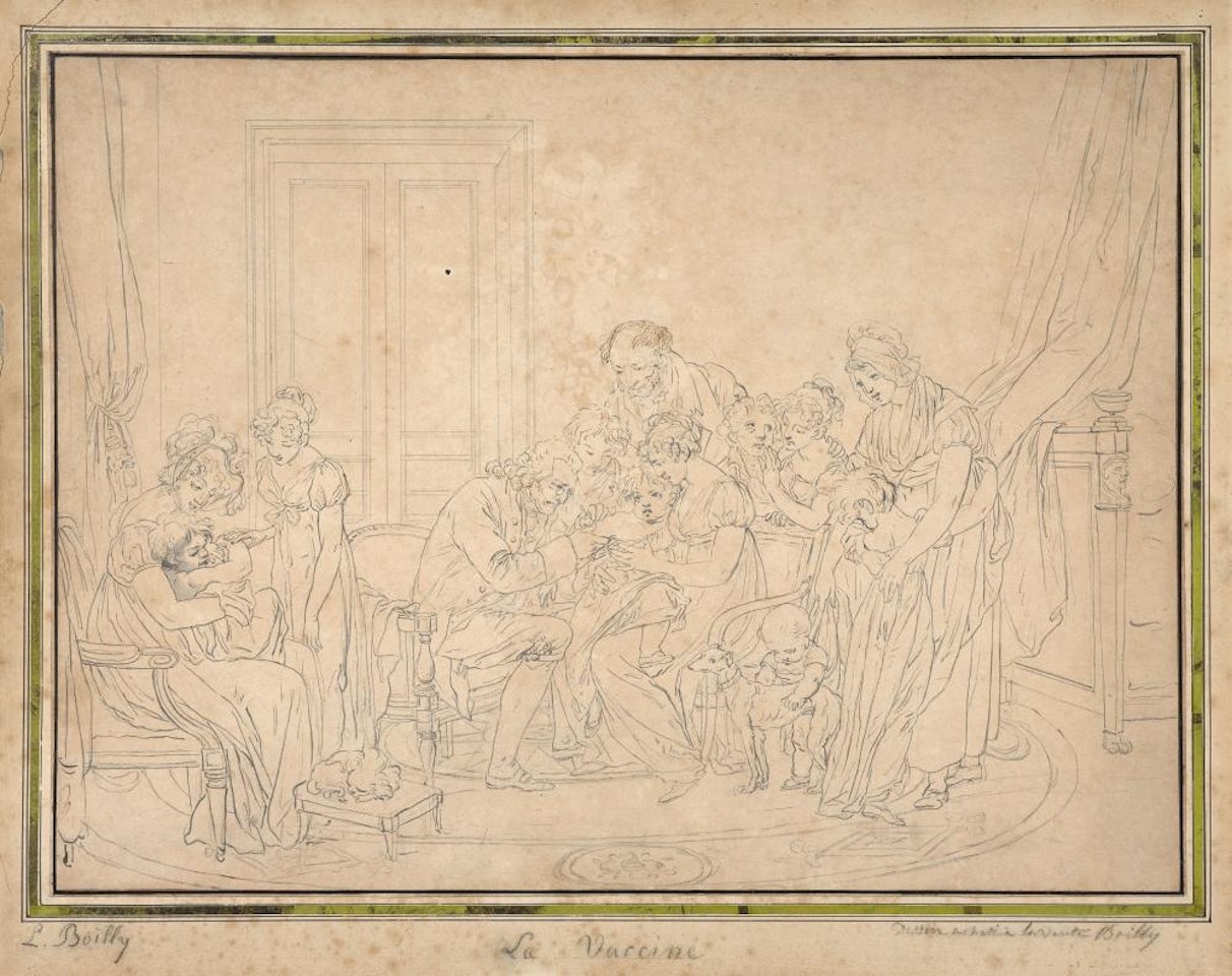 La Vaccine by Louis-Leopold Boilly