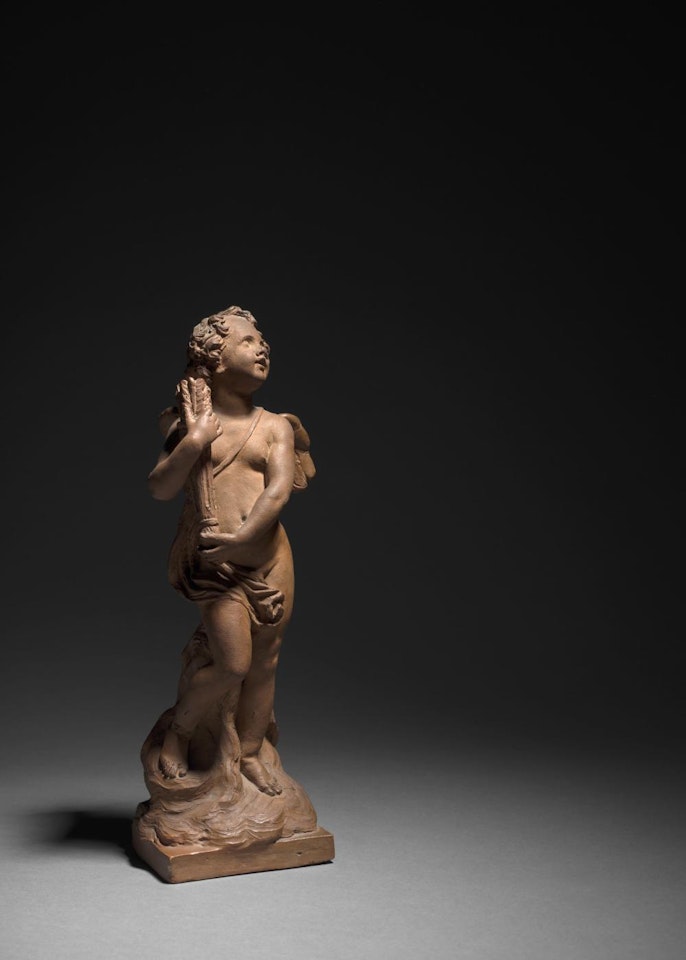 Amour tenant son carquois by French School