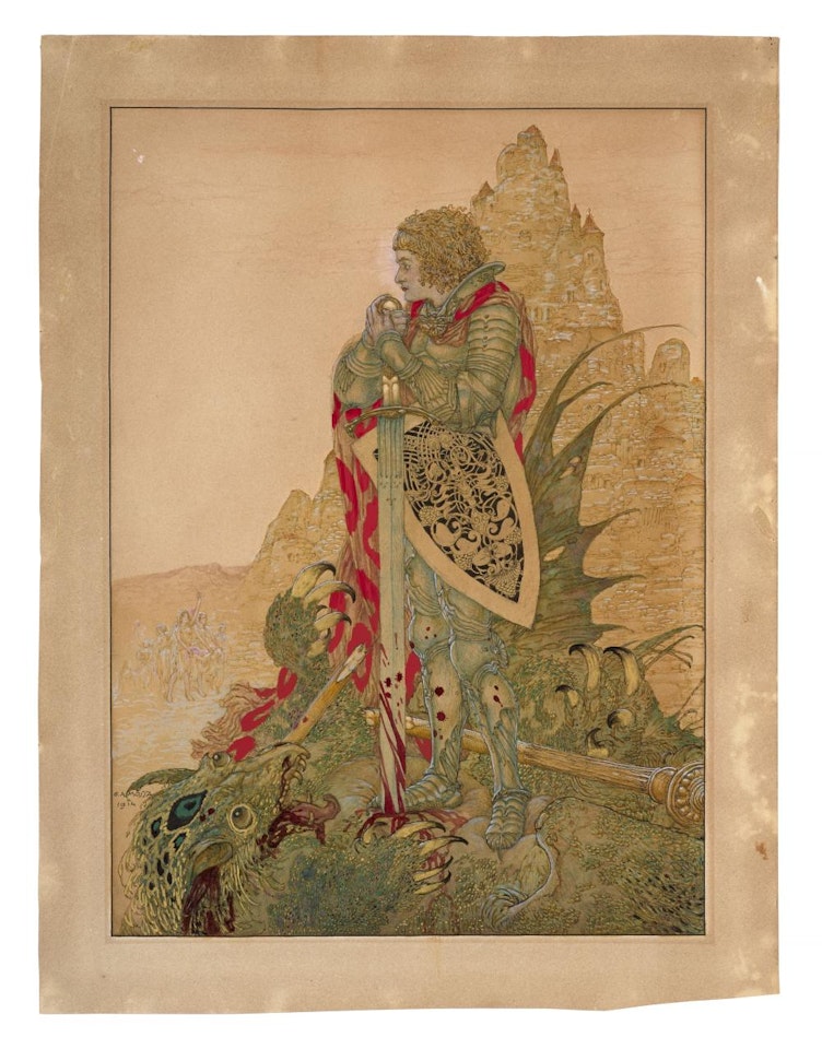 Saint Georges by Gustave Adolf Mossa