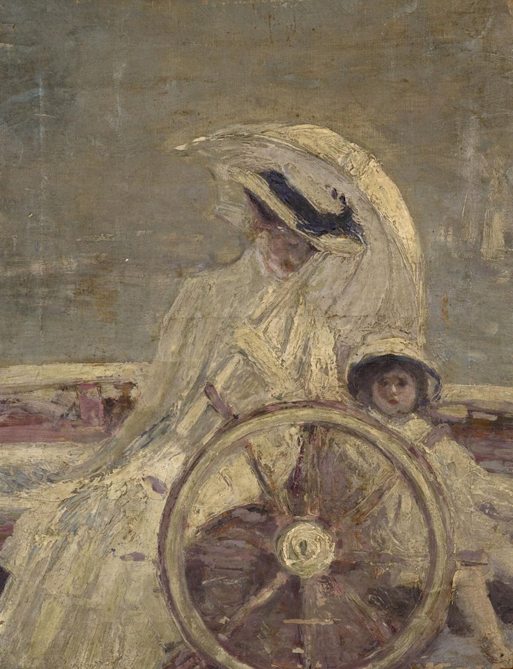 Portraits d'Alice et Paulette Helleu (femme et fille de l'artiste) by Paul César Helleu