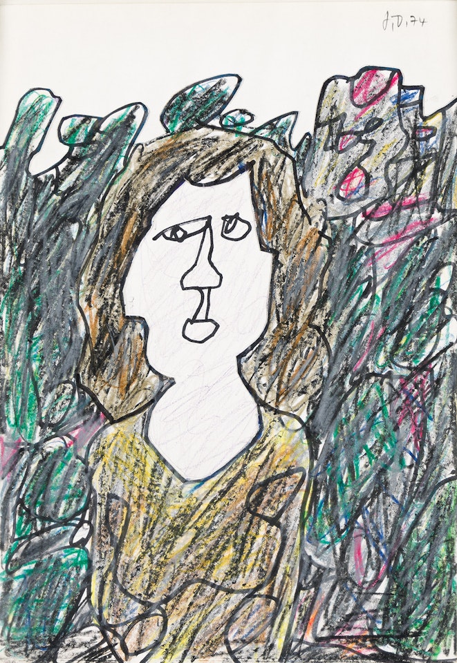 Dame au parc by Jean Dubuffet