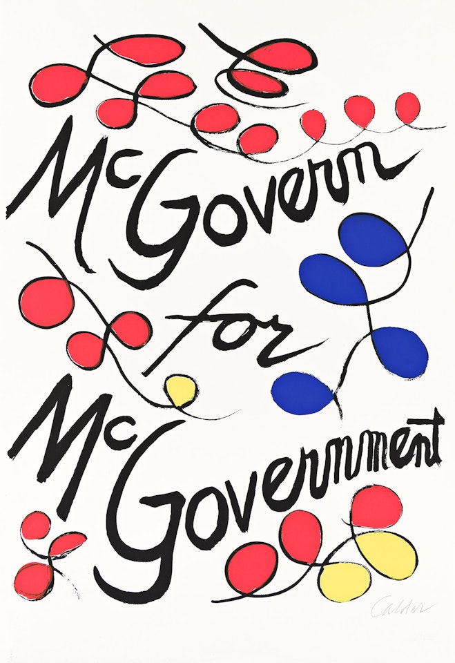 McGovern for McGovernment by Alexander Calder