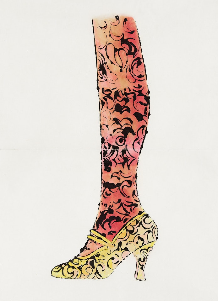 Shoe and Leg by Andy Warhol